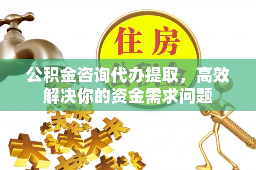 番路公积金咨询代办提取，高效解决你的资金需求问题