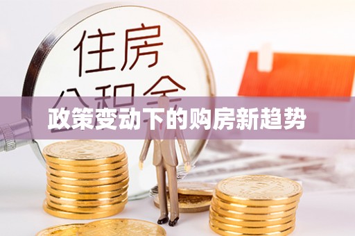 番路政策变动下的购房新趋势